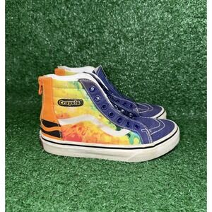 VANS‎ Shoes Crayola Kids Youth Size 2Y Multicolor Walking Shoes Casual Sneakers